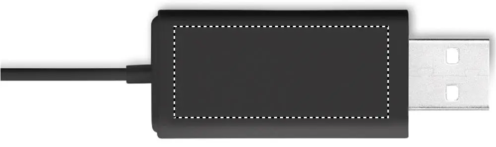 Umiestnenie potlače: USB časť