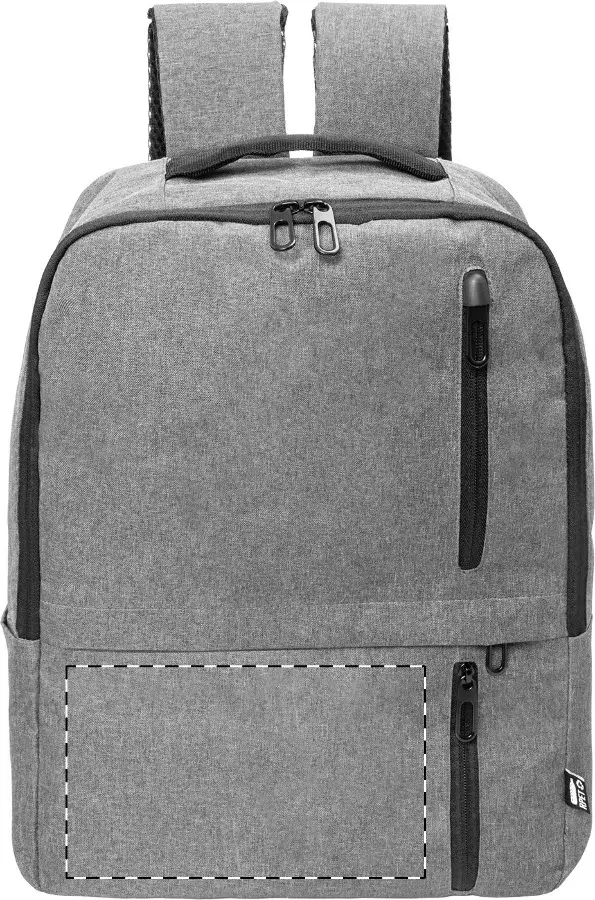 Umiestnenie potlače: Pod zips