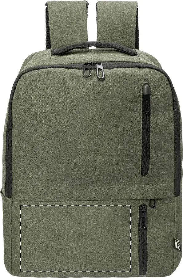 Umiestnenie potlače: Pod zips