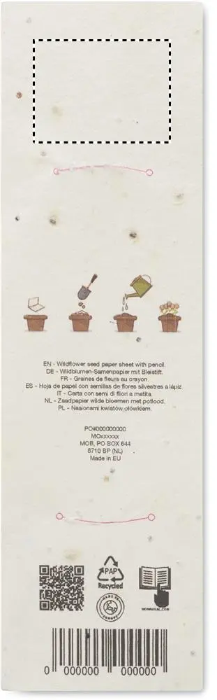 Umiestnenie potlače: Puzdro, strana 2