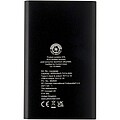 4000mAh powerbanka typu C z recyklovaného hliníka, čierna