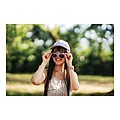 5-dielna šiltovka Impact z 280 g recyklovanej bavlny AWARE™, svetlofialová