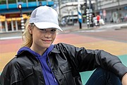 5-panelová šiltovka Impact AWARE™ z brúseného rcottonu 190 g, biela