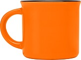 ARIKAN Keramický hrnček v retro štýle, 240 ml, oranžová