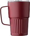 ARIOS Dvojstenový cestovný termohrnček z recyklovanej nerezovej ocele 450 ml, vínová