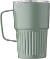 ARIOS Dvojstenový cestovný termohrnček z recyklovanej nerezovej ocele 450 ml, zelená
