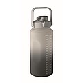 BAHAR Športová fľaša na vodu, RPET 2000 ml, sivá/čierna