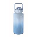 BAHAR Športová fľaša na vodu, RPET 2000 ml, svetlo modrá