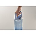BAHAR Športová fľaša na vodu, RPET 2000 ml, svetlo modrá