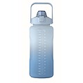 BAHAR Športová fľaša na vodu, RPET 2000 ml, svetlo modrá