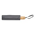 Bambusový automatický dáždnik Impact AWARE™ RPET 190T, priemer 94 cm, antracitová