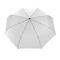 Bambusový automatický dáždnik Impact AWARE™ RPET 190T, priemer 94 cm, biela