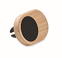 Bambusový magnetický držiak na telefón do ventilačnej mriežky