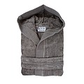 BARCELOSA Zamatový župan s kapucňou 450 g/m2, svetlo hnedá, L/XL