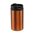 BEDYS Termohrnček 250ml, vo vnútri plast, zvonku nerez, oranžový