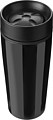 BERGIL Dvojstenný termohrnček, nerez/plast, 0,45 l, čierny