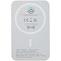 Bezdrôtová 15W magnetická powerbanka, 10 000 mAh s 20W PD – vyrobená z recyklovaného plastu, biela