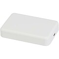 Bezdrôtová 15W magnetická powerbanka, 10 000 mAh s 20W PD – vyrobená z recyklovaného plastu, biela