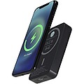 Bezdrôtová 15W magnetická powerbanka, 10 000 mAh s 20W PD – vyrobená z recyklovaného plastu, čierna