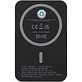 Bezdrôtová 15W magnetická powerbanka, 10 000 mAh s 20W PD – vyrobená z recyklovaného plastu, čierna