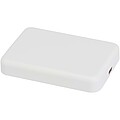 Bezdrôtová magnetická powerbanka 5000 mAh 15W s 20W PD – vyrobené z recyklovaného plastu, biela