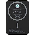 Bezdrôtová magnetická powerbanka 5000 mAh 15W s 20W PD – vyrobené z recyklovaného plastu, čierna