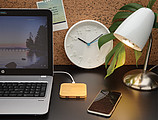 Bezdrôtová nabíjačka 5W s USB z FSC® bambusu