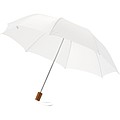 Biely skladací dáždnik s priemerom 90 cm