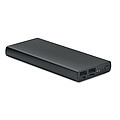 BRAHMA Hliníková powerbanka s kapacitou 10 000 mAh, čierna