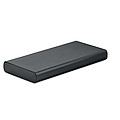 BRAHMA Hliníková powerbanka s kapacitou 10 000 mAh, čierna