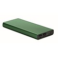 BRAHMA Hliníková powerbanka s kapacitou 10 000 mAh, tmavozelená