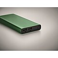 BRAHMA Hliníková powerbanka s kapacitou 10 000 mAh, tmavozelená