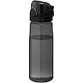 CAPRIA Športová tritanová fľaša s odklápacím viečkom, 700 ml, čierna