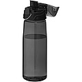 CAPRIA Športová tritanová fľaša s odklápacím viečkom, 700 ml, čierna