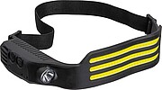 Čelovka s COB LED diódami, čierna