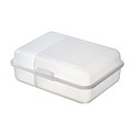 CENARO Box na jedlo s deliacou prepážkou, priehľadný