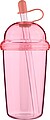 Cestovný hrnček na pitie 500 ml, ružová
