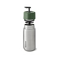 Cestovný nerezový termohrnček 340ml, vojenská zelená