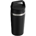 Cestovný termohrnček objemu 350 ml Stanley, čierny