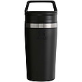 Cestovný termohrnček objemu 350 ml Stanley, čierny