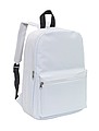 CHAPINO Batoh s dvoma vreckami na zips, biely