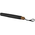 Čierny skladací dáždnik s priemerom 90 cm