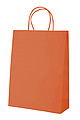 CORADA Papierová taška s krútenými uchami, 36 x 12 x 41 cm, oranžová