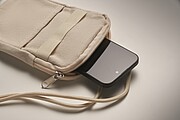 Crossbody taška na smartphone, béžová