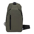 Crossbody taška z RPET, stredne zelená (kelly, stredne zelená)
