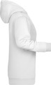 Dámska mikina s kapucňou James Nicholson sweat hoodie women, biela, vel. XS
