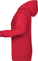 Dámska mikina s kapucňou James Nicholson sweat hoodie women, červená, vel. XS