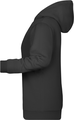 Dámska mikina s kapucňou James Nicholson sweat hoodie women, čierna, veľ. L
