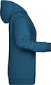 Dámska mikina s kapucňou James Nicholson sweat hoodie women, modrozelená, veľ. XXL