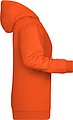 Dámska mikina s kapucňou James Nicholson sweat hoodie women, oranžová, veľ. 3XL
